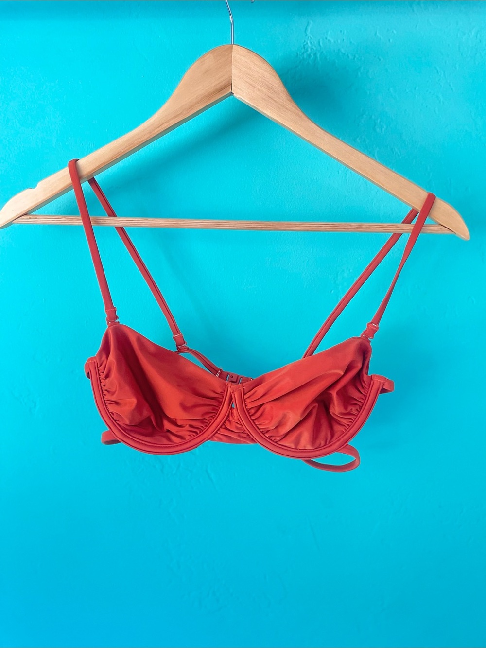 Burnt Orange Swimsuit top